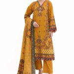 Gul Ahmed Winter'24 V-1 Print Khaddar 3PC |  AP-42037