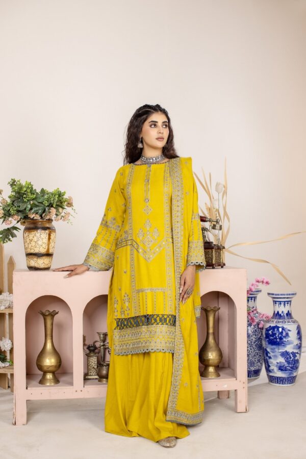 SHEHNAI Peach Zari Wool Vol-2 BY WANIA || WP-293 - Image 3