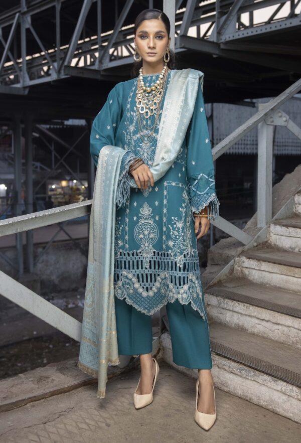 RAHGEER BY HUMDUM Embroidered Wool Collection | D# - 07 - Image 2