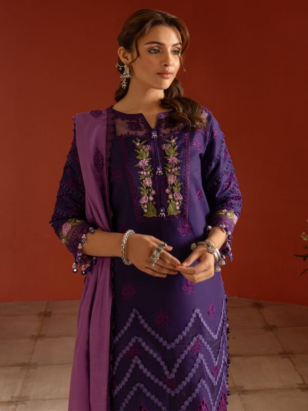 DSC-05 | 3 PC Lawn | Dastan-e-Noor Lawn - Image 3