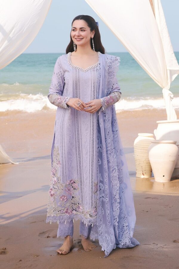 SL 78-FEEHA | Hania Luxury Lawn'25 BY IMROZIA