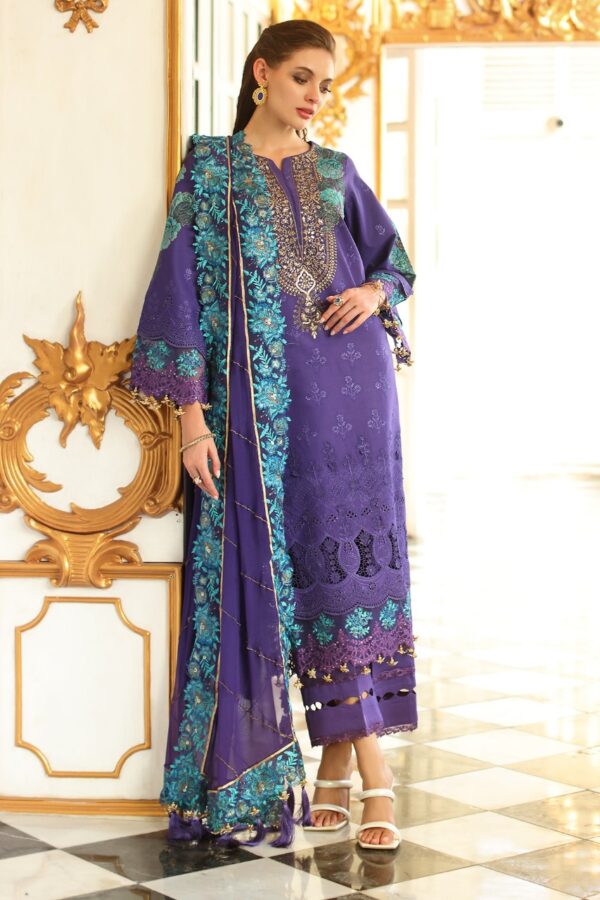 CT5-06 | Tabeer Chiffli Emb. Lawn 3PC BY CHARIZMA - Image 2