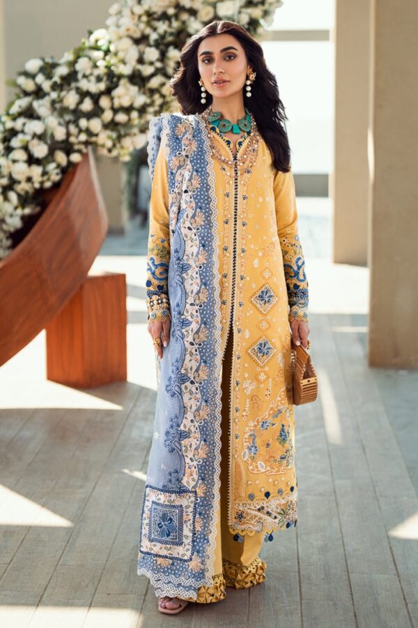 FK-06 NATALIE | Sahil Luxury Lawn'25 BY Qalamkar