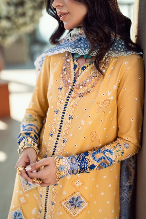 FK-06 NATALIE | Sahil Luxury Lawn'25 BY Qalamkar - Image 3