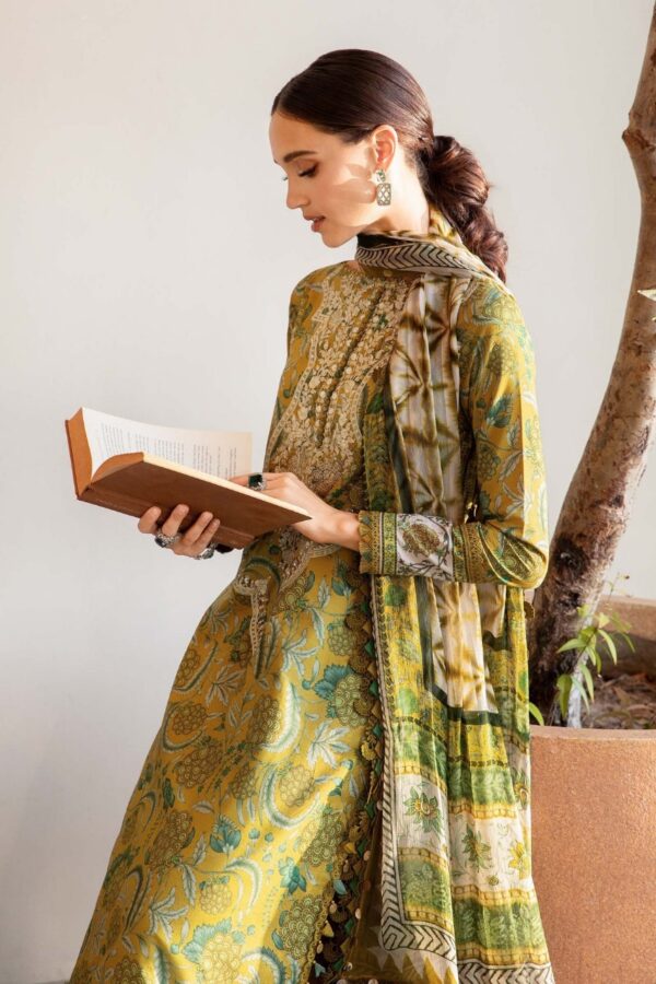 MPT-2513-B | M.Prints Lawn Print Embroidered 3PC | MARIA B - Image 3