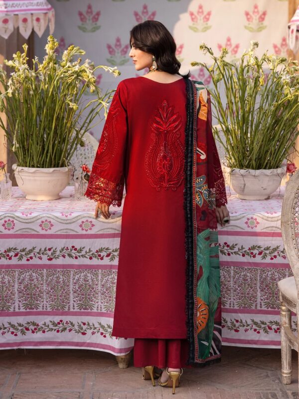 D-03 Elena | Husn E Jahan BY MAHNUR 3PC Luxury Lawn - Image 2