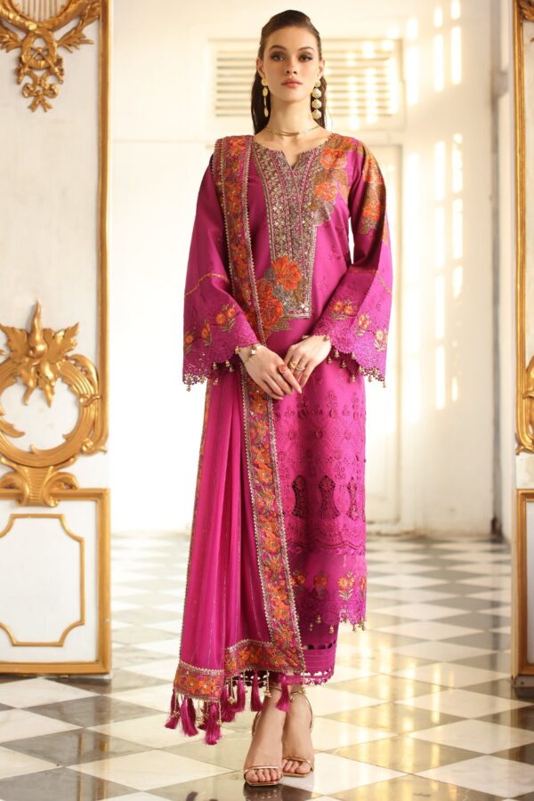 CT5-07 | Tabeer Chiffli Emb. Lawn 3PC BY CHARIZMA