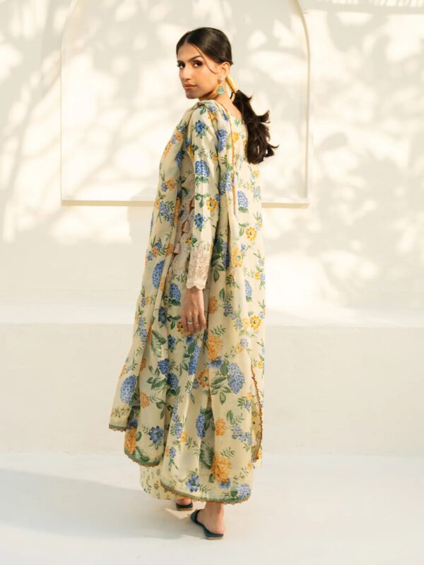 ANAIS | F&F Prints By Faiza Faisal | 3PC Lawn - Image 3