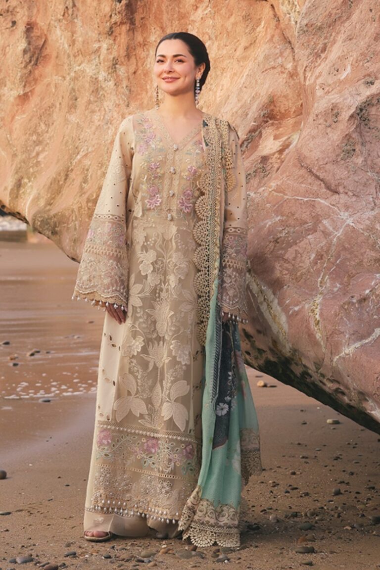 SL 83-AYZAL | Hania Luxury Lawn'25 BY IMROZIA