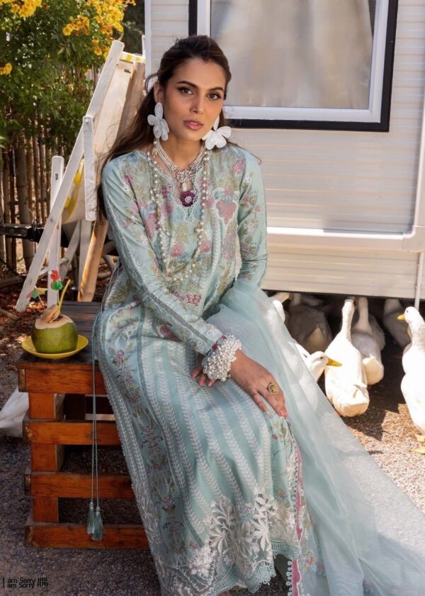 DILARA-A  | Luxury Lawn | Saira * Shakira - Image 3