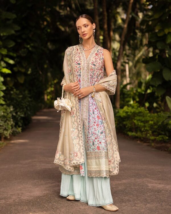 Danica | Zinnia Luxury lawn'25 | Faiza Saqlain - Image 2