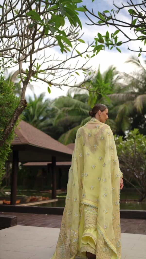 Azalea | Zinnia Luxury lawn'25 | Faiza Saqlain - Image 3