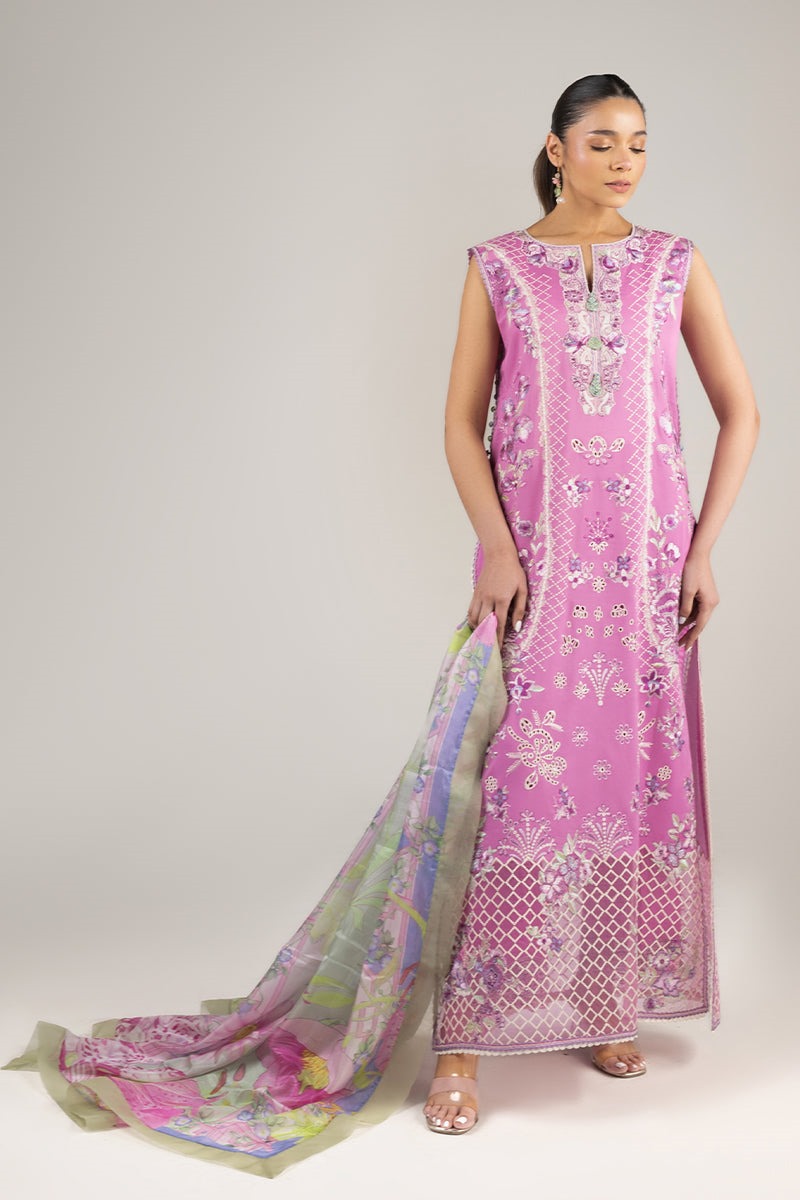 Timeless Wave | Manaram Luxury Lawn’25 | Mushq