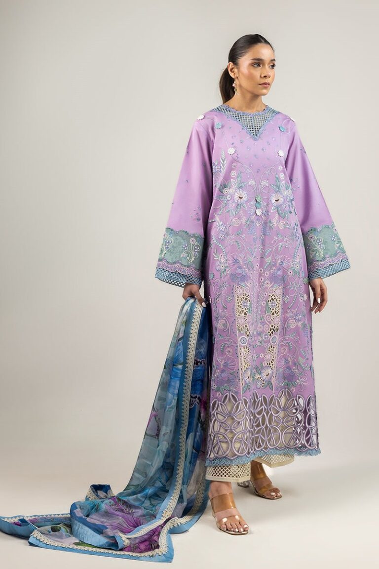 Glowing Pulse | Manaram Luxury Lawn’25 | Mushq