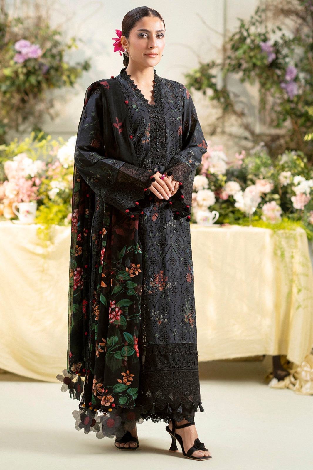 5433-JASMINE | Amal Embroiderd Lawn | Motifz