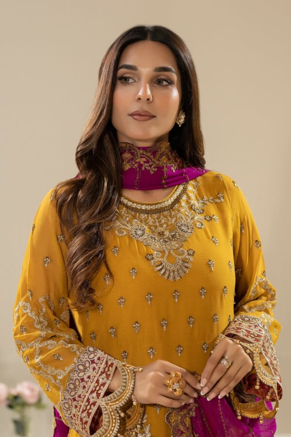 M-86 ZOHAL | Nisha Eid  Luxury Chiffon | Imrozia Serene - Image 2