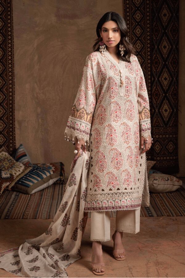 WSS25P3063 | Bohemian Vibe Printed Lawn | Bonanza Satrangi