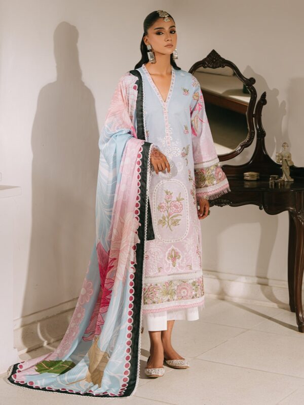 Abeer | Shanaya Luxury Lawn '25 | Mahnur - Image 3