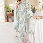 D07 | Ziva Embroiderd Lawn'25 | Humdum