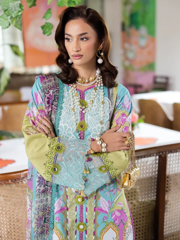 Citrus Glow | Afterhours Luxury Lawn '25 | Mahnur - Image 3