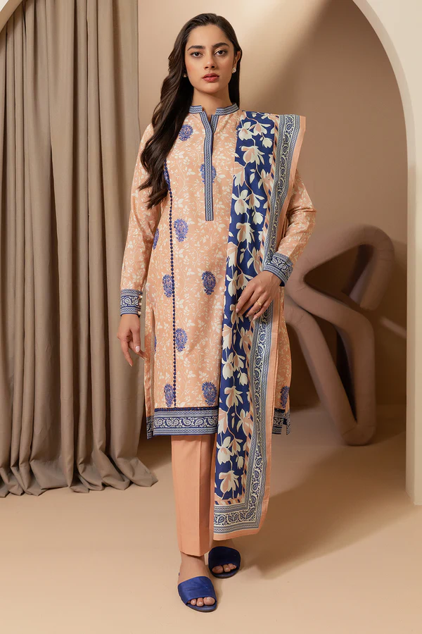 WUS25E30212 | Embroidered Lawn'25 3Pc | Zellbury