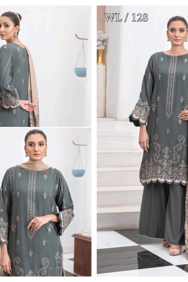 WL-128 | Muskan Peach Zari | WANIA