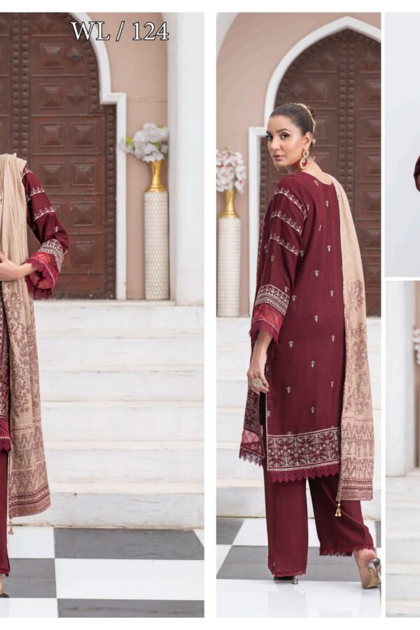 WL-124 | Muskan Peach Zari | WANIA