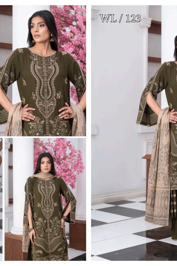 WL-123 | Muskan Peach Zari | WANIA