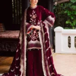 MRV-53 (MEHROON) | DE' ROYAL Velvet | Marjjan