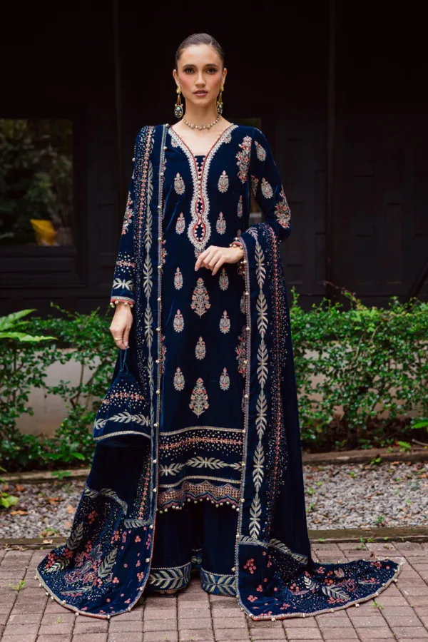 MRV-55 (TEAL BLUE) | DE' ROYAL Velvet | Marjjan