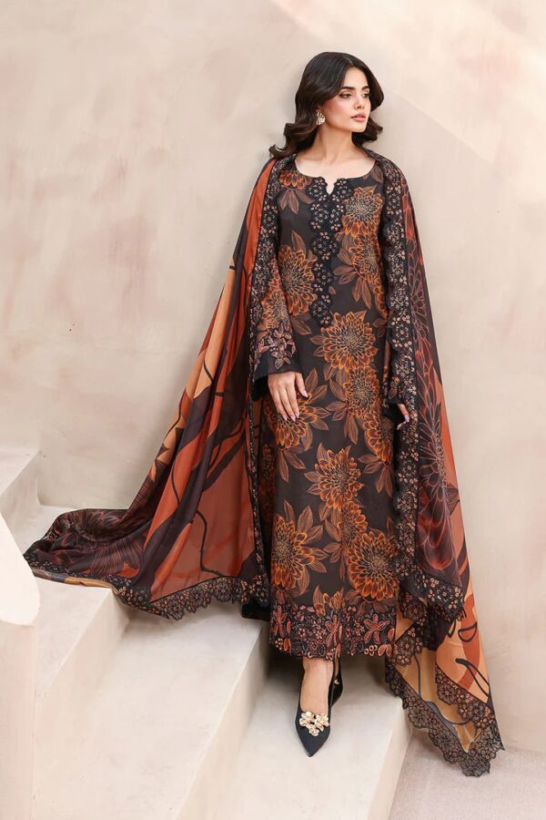 RS-02 | Naqsh Embroidered Rawsilk | Ramsha