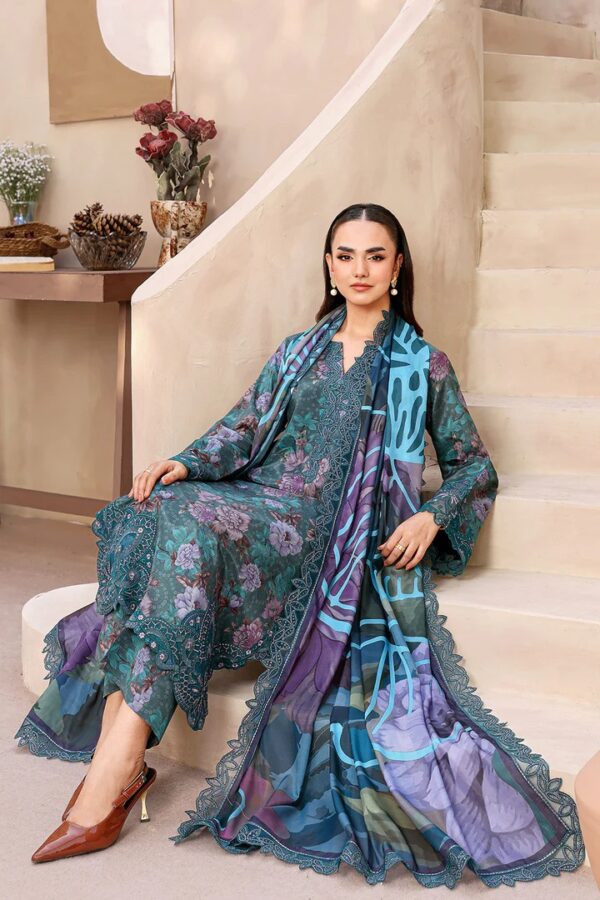 RS-03 | Naqsh Embroidered Rawsilk | Ramsha