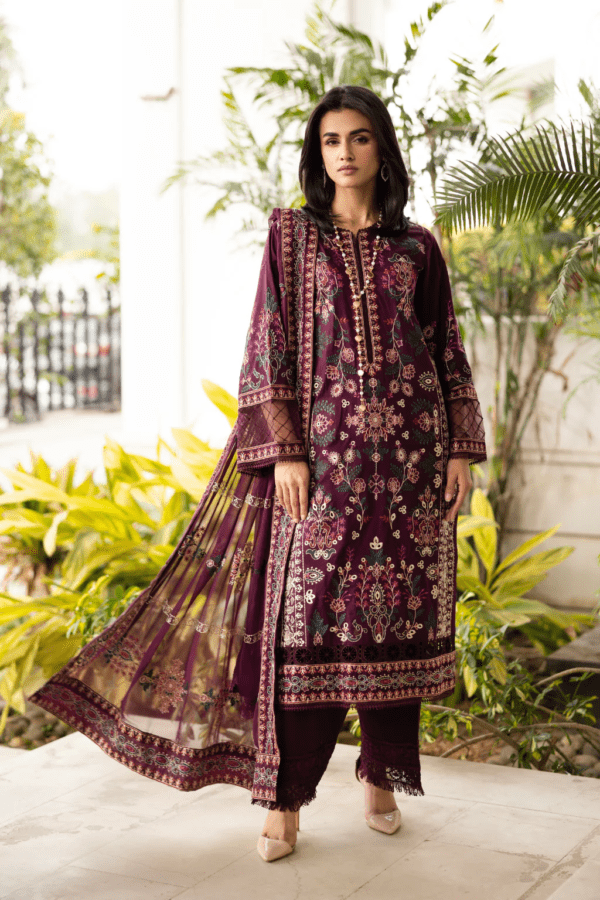 JW-645-ZDZ | Zardozi Lawn'26 | Johra