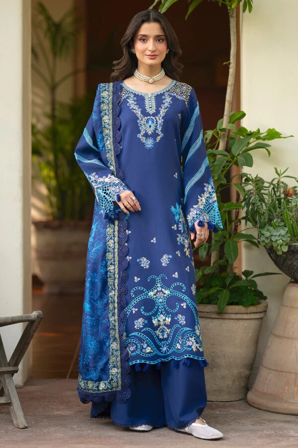 AN-002 | Angan Embroidered Lawn'26 | Mahnur