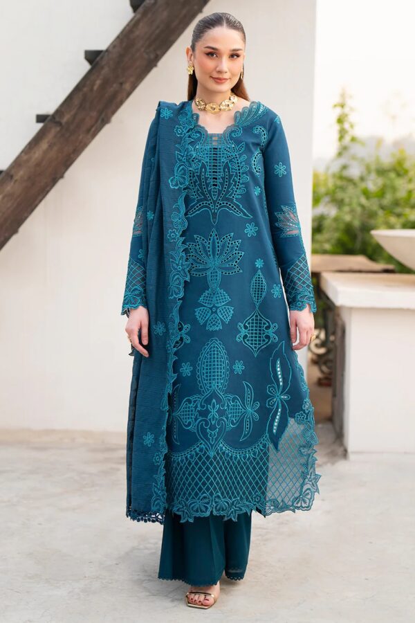 AN-014 | Angan Embroidered Lawn'26 | Mahnur