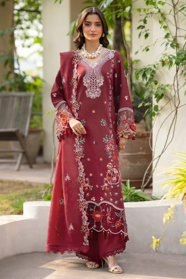 AN-001 | Angan Embroidered Lawn'26 | Mahnur