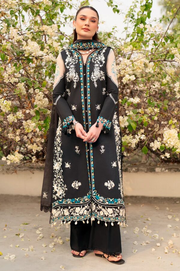AN-011 | Angan Embroidered Lawn'26 | Mahnur