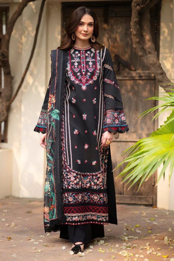 AN-007 | Angan Embroidered Lawn'26 | Mahnur