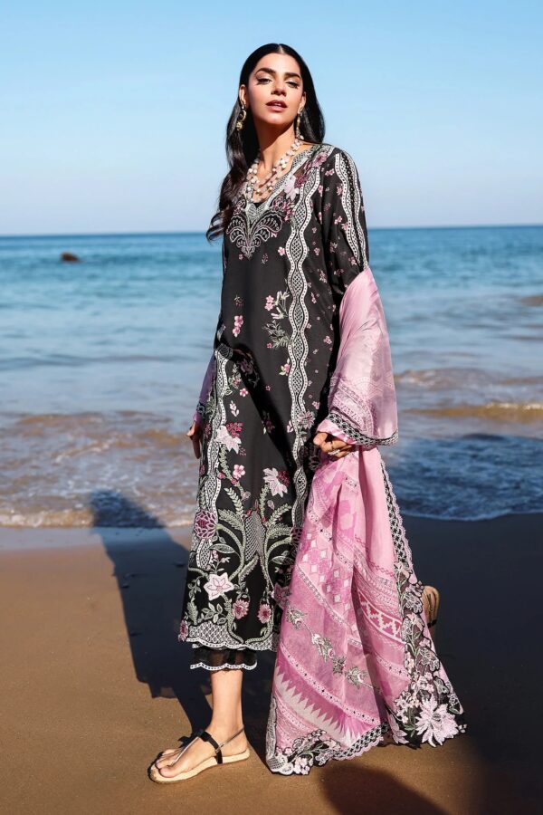 IVY-1-B | Breeze Unstitched Lawn'26 | Saira Shakira