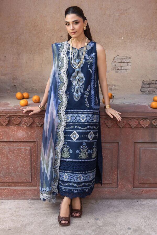 RUNA-8-B | Breeze Unstitched Lawn'26 | Saira Shakira