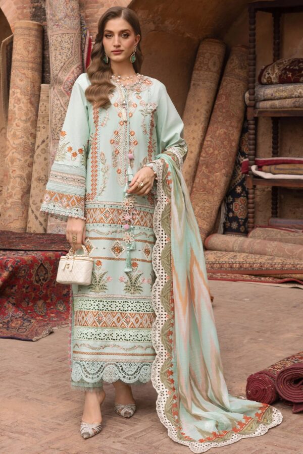 RUNA-8-A | Breeze Unstitched Lawn'26 | Saira Shakira