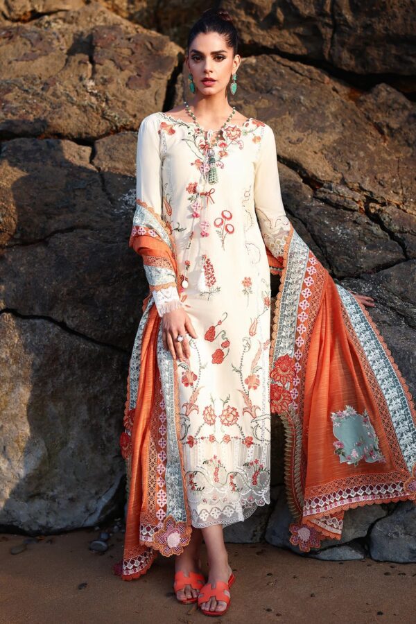 GIA-5-A | Breeze Unstitched Lawn'26 | Saira Shakira