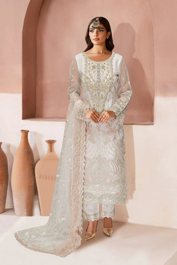 M-1303 | Minhal Organza V13 | Ramsha