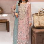 M-1307 | Minhal Organza V13 | Ramsha