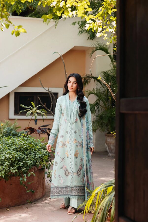 FZF-3A | Festive Luxury Lawn'26 | Florent