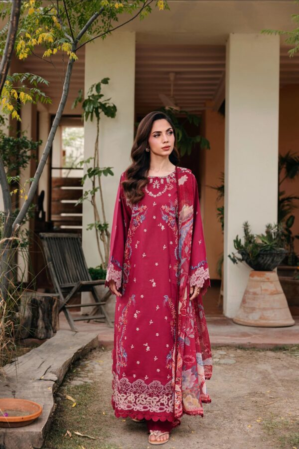 FZF-7A | Festive Luxury Lawn'26 | Florent
