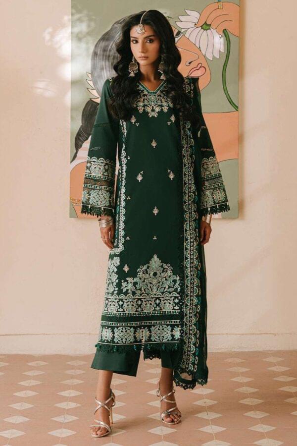 Siyahgul | Shanaya Luxury Lawn '25 | Mahnur